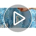 Ocean Themed Party Decorations Set - 30 Resin Sea Ornaments & 40ft Tinsel Garland