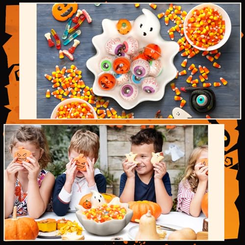 Halloween Ghost Candy Bowl - Ceramic Ghosts Dish with Pumpkin - Halloween Decor - Variation of THIS listing