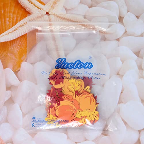 Fall Maple Leaf Pumpkin Acorn Confetti Set for Party Decorations - 200 pcs