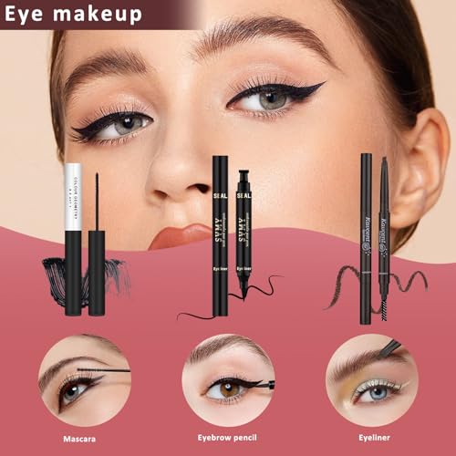 All-in-One Makeup Kit for Women - Eyeshadow, Lip Gloss, Foundation & More