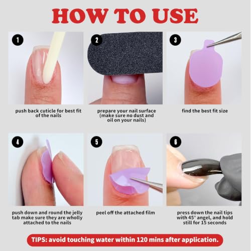 Reusable Press On Nails Cat Claw Short Curved Stiletto Black - DIY Halloween & Cosplay