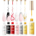 Beetles Gel Polish Nail Art Gel Liner Set - Multicolor 6