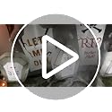 6.6 Ft Halloween Inflatable Tombstone Decoration with LED Lights for Yard Indoor Outdoor Spooky Graveyard Scene