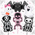 Halloween Ghost and Skull Balloons Set - Ghost Pet Variation