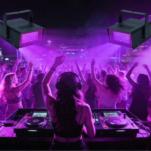 Purple 24 LED Mini Strobe Light for Party & Dance Indoor Outdoor