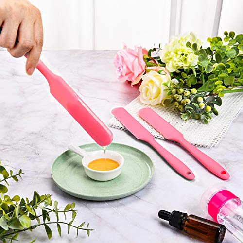 Pink Silicone Wax Spatula - Reusable Non-Stick Hair Removal Applicator
