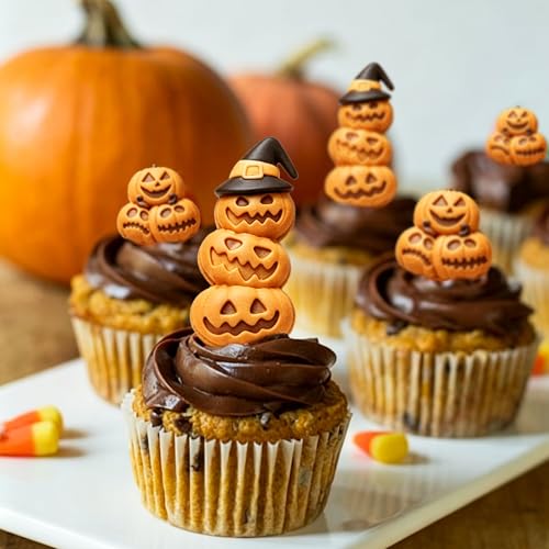 Halloween Pumpkin Silicone Mold for Chocolates Candies & Decorations