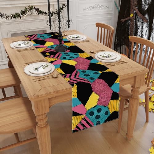 Halloween Table Runner - Festive Home Decor for Dining Table, 13x72 Inches