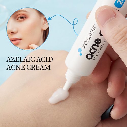 Regine Switzerland Azelaic Acid Acne Treatment Cream - 20% Glycolic Acid & Hyaluronic Acid, 20g
