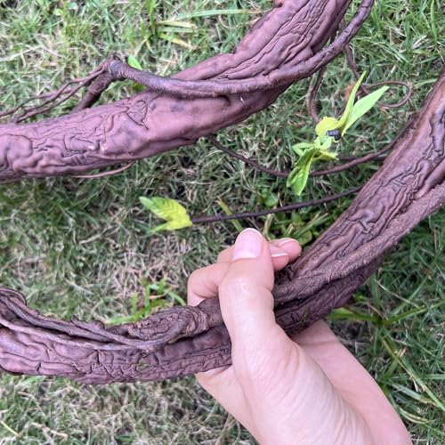 Large Bendable Artificial Tree with Thick Trunk & Moss - 6Ft Faux Vine Garland for Home & Wedding Decor - Pack of 2