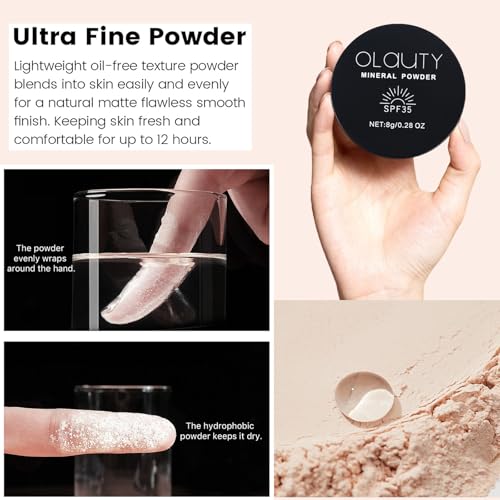 Mineral Loose Powder Foundation SPF 35 - Fair Light - Sun Protection & Matte Finish
