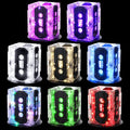 80s Party Decorations Cassette Tape Centerpieces with LED Lights Set
