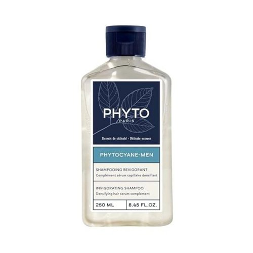 PHYTO PHYTOCYANE Men’s Invigorating Shampoo - Hair Thinning Treatment, 8.45 fl. oz.