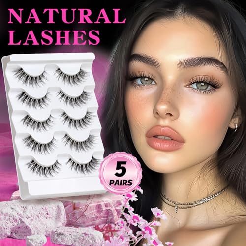 Veleasha Cat Eye False Eyelashes Wispy Lash Strips G2-5P
