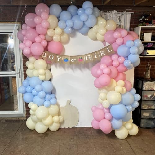 Pastel Pink Christmas Balloons - 5 Inch 120pcs Latex Balloons, Baby Pink Party Decorations - Variation 1