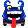 Blue Horned Monster Trunk or Treat Car Decorations Kit for SUV - Halloween Party Supplies