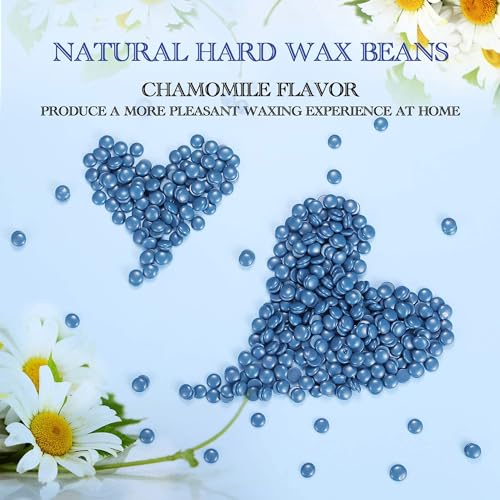 Waxing Kit with Wax Warmer, Adjustable Temperature, 5 Bead Packs & Applicators