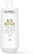 Goldwell Dualsenses Rich Repair Conditioner - Restores Dry Hair | 1L Size for Deep Nourishment