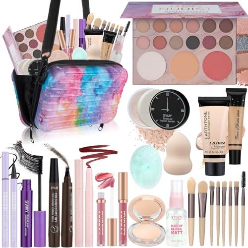 Teens Makeup Set with Eyeshadow, Lipstick & Travel Kit - Variation CHX-1528