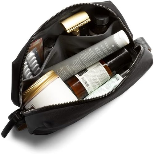 Bellroy Toiletry Kit - Unisex Water-Resistant Bag with Zipper Closure & Magnetic Toothbrush Sleeve | Bronze
