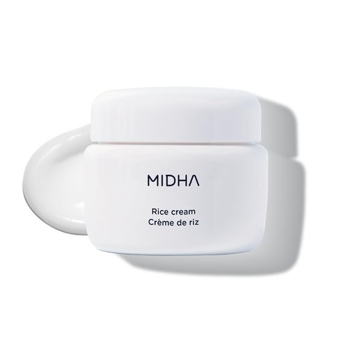 MIDHA Rice Cream - Deep Hydration & Glow-Enhancing Moisturizer | 1.69fl.oz/50ml for Radiant Skin