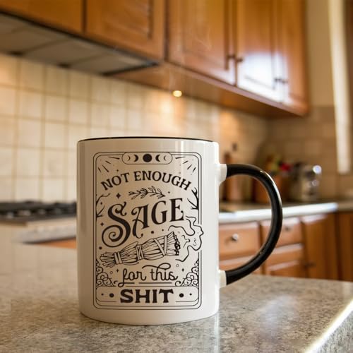 Funny Witchy Coffee Mug 11oz - Spooky Tarot Gifts for Women