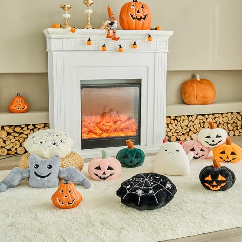Bat Pillow 26-Inch Grey Bat-Shaped Plush Halloween Throw Pillow - Set of 1