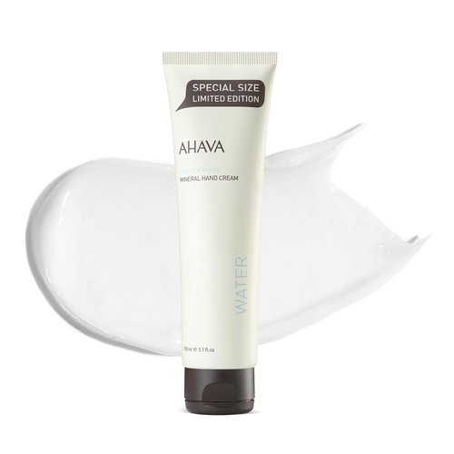 AHAVA Dead Sea Water Mineral Hand Cream - Fast-Absorbing Moisturizer for Dry Hands, Enriched with Osmoter & Witch Hazel