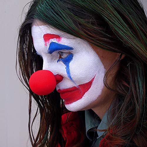 Graftobian Chaos Clown Makeup Kit - Complete 10 Piece Halloween Costume Set - Standard