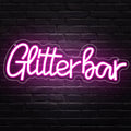 Glitter Bar Neon Sign LED Bar Decor for Home Wedding Birthday Party LB-GlitterBar