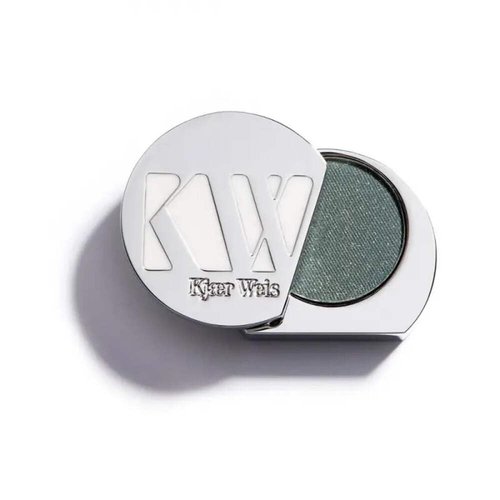 Kjaer Weis Powder Eye Shadow. Highly Pigmented Blue Eyeshadow with Organic Ingredients. Blendable Eye Shadow for Long Lasting Eye Makeup. Cruelty Free Clean Makeup - Blue Wonder