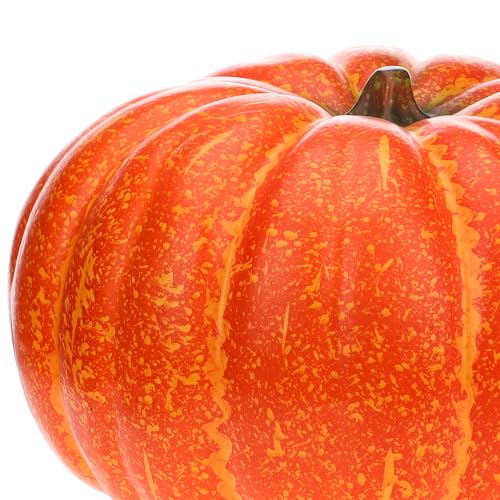 Gresorth 18.9 Inch Extra Large Fake Orange Pumpkin for Fall Decor - Variation C