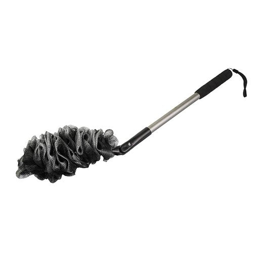 EASACE Back Scrubber for Shower Loofah with Long Handle, Adjustable Head with 1 Replacement Soft Loofa,Scrubber Sponge and Brush for Body,23″Loofah on a Stick for Men Women Bathing Accessories