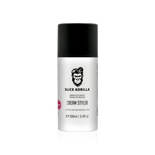 Slick Gorilla Hair Styling Cream - Light Flexible Hold | Smooth Frizz Control | 3.38 fl oz (100ml)
