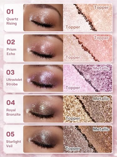 Sheglam Prismalight Baked Gelee Eyeshadow Duo - Royal Bronzite 04