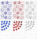 Patriotic Rhinestone Face & Body Stickers for 4th of July Celebrations