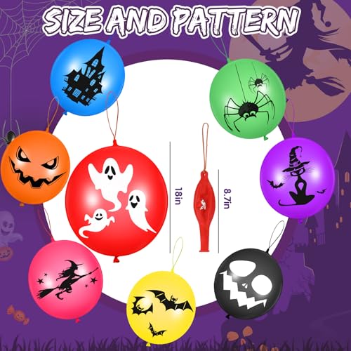 360 Pack Halloween Punch Balloons Bulk 18 Inch Latex Party Favors