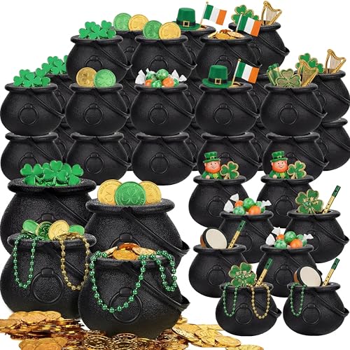 Mini Cauldrons for St. Patrick's Day Candy & Party Decor - Set of 36