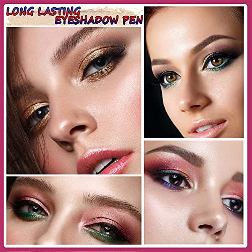 Bright Green Eyeshadow Stick Makeup - A15 Shimmer Waterproof & Hypoallergenic