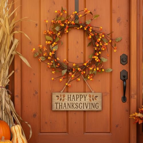 60-Inch Artificial Fall Bittersweet Garland for Thanksgiving & Autumn Decor