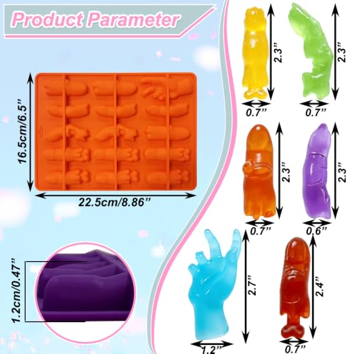 Halloween Silicone Chocolate Molds 15 Cavity Finger Shape - 2026 Variation