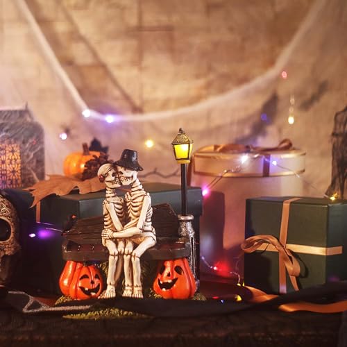 Lighted In-Love Skeleton Halloween Decorations Outdoor - Medium
