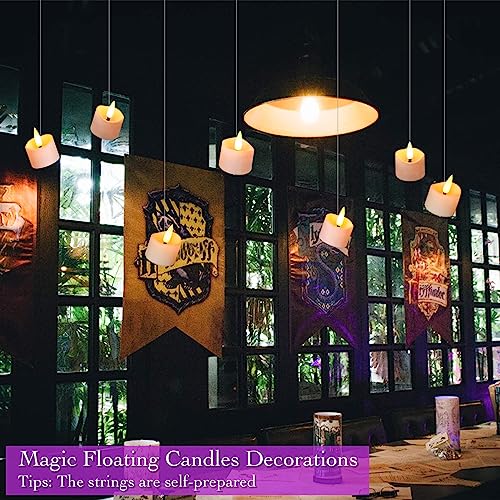 Battery Operated Flameless LED Tea Lights with Timer - 12 Pack