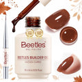Beetles Builder Nail Gel Kit - F-Maple Ember, 8-in-1 HEMA & TPO-Free