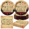 40Pcs Horror Party Supplies Set for 20 Guests - Plates & Napkins