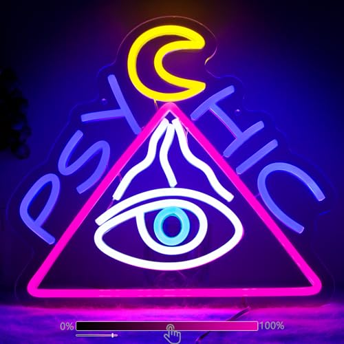 Evil Eyes Neon Sign for Wall Decor - Halloween, Bedroom, Studio & Room Lighting - Variation: Eyes