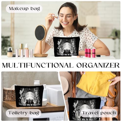 Witchy Makeup Bag for Women Waterproof Gothic Cosmetic Bag - Variation of THIS listing