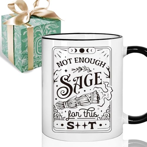 Funny Witchy Coffee Mug 11oz - Spooky Tarot Gifts for Women