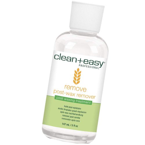 Clean + Easy After Wax Remover Oil for Skin – Post Wax Care & Soothing Residue Remover for Smooth Skin, 5 fl oz