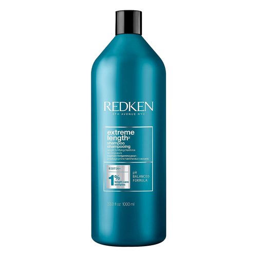 Redken Extreme Length Biotin Shampoo - Promotes Healthy Hair Growth & Strengthens Damaged Hair